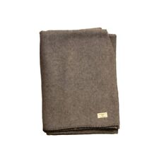 Original 1961 Vintage 100% Wool Canadian EHS Blanket 60x84