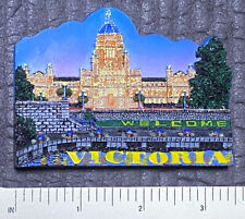 Victoria Historical Welcome 3D Painted Souvenir Fridge Magnet 2.5”x3.5” picture