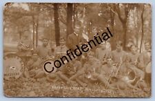 Real Photo Guay's Boys Band In Woods Massena St Lawrence New York NY RP RPPC G36 picture