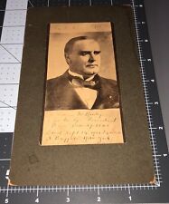 1900s Unusual President McKinley Memorial Antique Cabinet PHOTO of a Photo Print picture