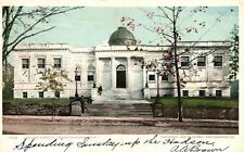 Poughkeepsie NY-New York, 1908 View Adriance Memorial Library, Vintage Postcard picture