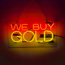 We Buy Gold Neon Sign Light Store Wall Hanging Handcraft Visual Artwork 17