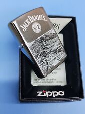 Zippo Limited Jack Daniels Lynchburg Scene Series #7 of 7 29179 Brush Chrome picture