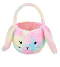 Easter Plush Rainbow Bunny Easter Basket picture