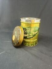 Vintage 2.50 oz Collectible Tin Can Boston's Mint in Tea Bags EMPTY , Very Good picture