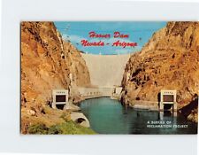 Postcard Hoover Dam Nevada-Arizona USA picture