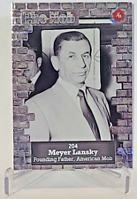 Meyer Lansky #204 Aurora Card 1 of 149 2023 Historic Autographs Mob 2 picture