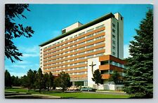 Penrose Hospital, Classic Cars Colorado Springs CO VINTAGE Postcard picture