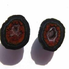 Tabasco -Tiny Mexican Baby Geode  Polished Halves for  Jewelry * Display TEX1775 picture