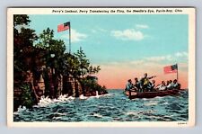Put In Bay OH-Ohio, Perry's Lookout, Antique, Vintage c1952 Souvenir Postcard picture