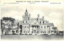 Fairhaven Residence Of Henry H Rogers West Front 1905 MA  picture