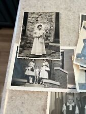 Huge Lot 50 Vintage Black White Antique Photographs Old Snapshots Snaps Photos picture