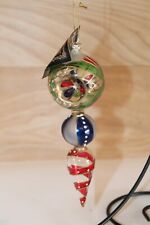 Robert Stanley For Hobby Lobby Blown Glass Christmas Ornament with tag picture