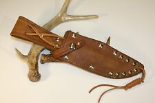 Custom Leather {PUMA STYLE / BOWIE } Knife Sheath-UNIVERSAL-USA picture