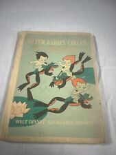 Vintage rare early Disney Water Babies Circus & other Stories - 1940 SEE PHOTOS picture