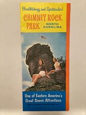 1950's Chimney Rock Park North Carolina Vintage Travel Brochure Souvenir picture