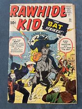 Rawhide Kid #25 1961 Atlas Marvel Comic Book Western Jack Kirby Cover GD+ picture