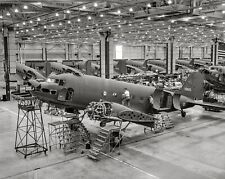 1947 C-47 Transport Planes Assembly LONG BEACH Photo  (211-H) picture