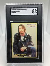 1994 Ultra Figus Rock #104 DAVE GROHL SGC 8 Rookie RC Nirvana - Rare, Beautiful picture