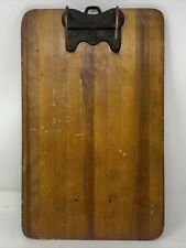 VINTAGE Railroad WOOD YAWMAN & ERBE ROCHESTER NY CLIPBOARD PAPER HOLDER picture