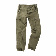 Original German Moleskin Trousers Combat Army Military Cargo Work Pant Olive New picture