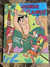 ORIGINAL 1969 WHITMAN GEORGE OF THE JUNGLE COLORING BOOK UNUSED MINTY picture