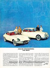 1962 Jaguar XKE XK-E Roadster and Mark II Advertisement Print Art Car Ad J684 picture