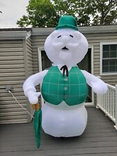 Rare Gemmy 8ft Rudolph Sam The Snowman Christmas Airblown Inflatable picture