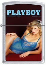 Zippo Playboy November 1981 Cover Satin Chrome Windproof Lighter NEW RARE picture