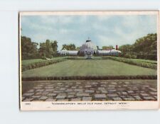 Postcard Conservatory Belle Isle Park Detroit Michigan USA picture