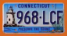 CONNECTICUT GRAPHIC LIGHTHOUSE  LICENSE PLATE 