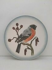 Vintage Goebel Porcelain Hanging Plate 4th Edition Bullfinch  Germany Circa 1977 picture