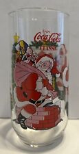 VTG 1984 Coca Cola McCrory Stores Santa Claus Glass Tumbler “Enjoy Coca Cola” picture