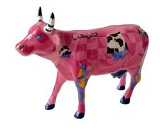 #9203 Pink & Purple Cowbell Milk Cow Parade Westland Gifware picture