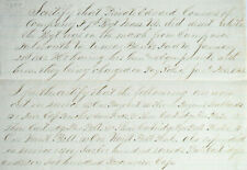 1863 Civil War Union 4th Mass. Reg. Named Deserter Handwritten Letter Document picture