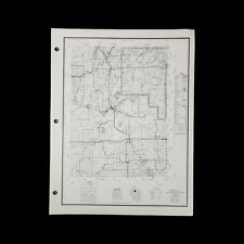 VTG Price County Map Wisconsin Department of Transportation Highways 1974 Roads picture