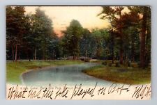 Detroit MI- Michigan, Canal, Belle Isle Park, Antique, Vintage c1908 Postcard picture