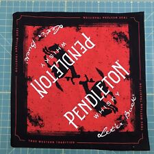 Black and Red Pendleton Whisky Bandana picture