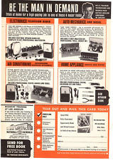 1963 Print Ad National Technical Schools N.T.S Trained Master Course Electronics picture