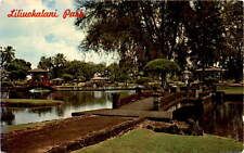 Liliuokalani Park Hilo Hawaii Japanese garden Queen Liliuokalani Kingdo Postcard picture