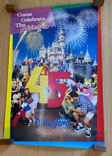 45th anniversary Disneyland poster 45 years of magic **USED** picture