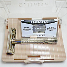 Gillette Flare Tip [A1 1955] Super Speed Set - Vintage Safety Razor picture