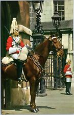 postcard UK  England - Life Guards, Whitehall, London picture
