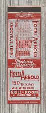 Matchbook Cover-Hotel Arnold Knoxville Tennessee-2954 picture