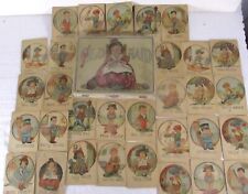 CA 1925 COMPLETE OLD MAID DECK OF 31 CARDS IN ORIGINAL BOX picture