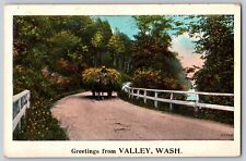 Postcard Greetings From Valley  Washington C3 picture