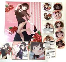 Rent-A-Girlfriend Goods lot Poster Shikishi Keychain Chizuru tin badge   picture