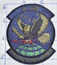 U.S.A.F. AIR FORCE 21 AGS TOP COVER FOR NORTH AMERICA SUBDUED PATCH picture