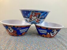 Set/3 2007/2009 Kellogg's Frosted Flakes Tony the Tiger Melamine Cereal Bowls picture