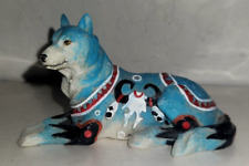 Westland Call Of The Wild  Tribal Art  Figurine Giftware Blue Skull picture